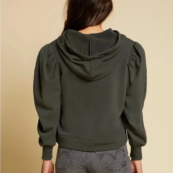 Nation LTD Davina Puff Sleeve Hooded Sweatshirt - Picture 3 of 8